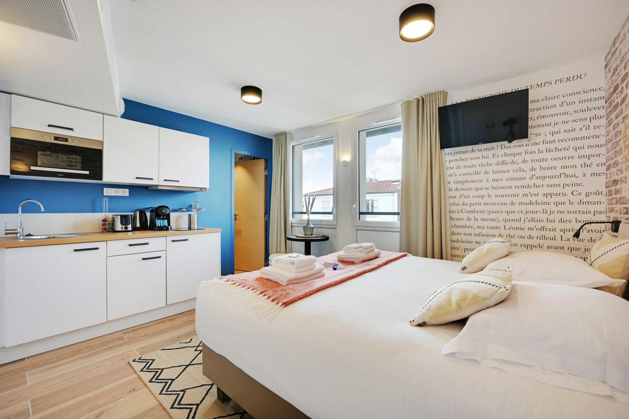 Residence Du Parc Vanves - Rooftop & Climatisation Bagian luar foto